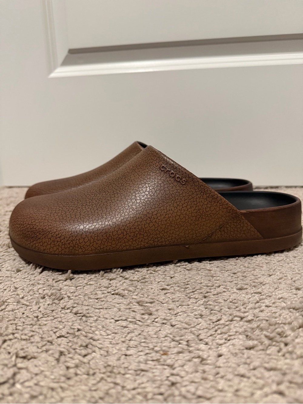 CROCS Men’s Brown Slip-On Mule Clog